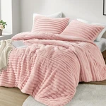 Intelligent Design Queen Comforter Set, Cozy Plush Bedding Pink. Fixed Price $53.10.