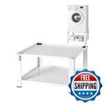 Vevor Laundry Pedestal Storage Shelf LX28 WX16 Washer Dryer Stand Base. Fixed Price $144.79.