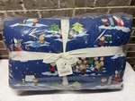 Pottery Barn Charlie Brown Gang Snoopy Queen Quilted Comforter Blu Christmas New. Fixed Price $157.77.