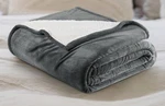 Utopia Bedding Sherpa Blanket Queen Size Grey 480GSM Plush Fleece. Fixed Price $31.19.