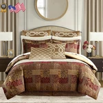 Croscill Galleria 4 Piece Jacquard Oversized Comforter Set Luxury Traditional. Fixed Price $376.66.