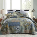 Secgo Size Comforter Set- 100% Cotton Quilt KING(98"X106"), Sage. Fixed Price $127.70.