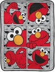 Sesame Street Hip Elmo Throw Blanket - Measures 40 X 50 Inches, Bedding Fad.... Fixed Price $33.64.