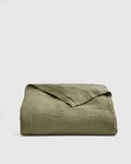Bnwt Quince Airy Gauze Bed Blanket King Cal Olive Green Brand New Tags. Fixed Price $65.99.