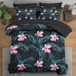 Pamnest Comforter Set Queen Size, Summer Palm Leaf Banana 7 Pcs Bedding Kids. Fixed Price $107.11.