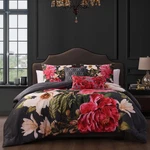 Bebejan Flower Garland 100% Cotton Sateen 5 Piece Reversible Comforter Set. Fixed Price $131.99.