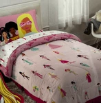 4 Pc Mattel Barbie Be Twin Comforter And Sheet Set Nip. Fixed Price $106.25.
