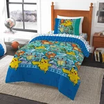 Northwest Twin Bag Set Pok Mon First Starters Design 5-PIECE Bed.... Fixed Price $64.49.