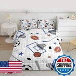 Feelyou Sport Comforter Set Season Basketball Football Bedding With. Fixed Price $64.86.