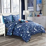 Wpm World Products Mart Kids Collection Bedding 4 Piece Blue Space Ship Rocke.... Fixed Price $39.50.