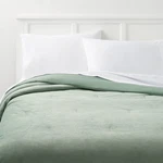 Twin/twin Extra Long Corduroy Plush Comforter Sage Green - Room Essentials. Fixed Price $12.99.