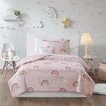 Zone Kids Mia Pink Rainbow With Metallic Printed Stars Complete Set Full. Fixed Price $79.95.