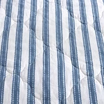 Stone Cottage Willow Way Ticking Stripe Cotton Blue 3 Piece Quilt Set-full/queen. Fixed Price $139.99.