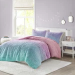 Mi Zone Primrose Shaggy Faux Fur Ultra Soft Comforter Set Twin Xl Queen Full. Fixed Price $110.49.