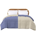 Modern Threads Down Alternative Reversible Comforter Twin, 07 Blue/cream. Fixed Price $38.76.