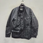 Barbour Tourer Duke Wax Waterproof Navy Biker Quilt Country Jacket Coat Size Xl. Fixed Price $161.33.