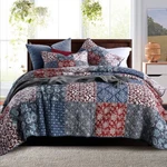 Secgo King Size Comforter Set- 100% Cotton Quilt Set, Burgundy Bedspre. Fixed Price $169.86.
