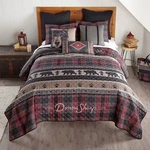 Donna Sharp Canoe Trip Quilted Bedding Set. Fixed Price $88.00.
