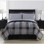 Colormate York Plaid 8 Pc Bed Bag King 102 X 90 Red Gray Black **new**. Fixed Price $79.99.