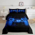 Gamer Comforter Set Full Size Boys Gaming Bedding Kids Teens 3 Pcs. Fixed Price $67.99.