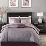Madision Park Biloxi 7-PIECE King Comforter Set Ombre Purple Geometric Design. Fixed Price $165.99.
