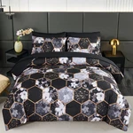 Zrnbast 7 Pieces Full Comforter Sets Black Geometric Bed In Bag Sheets Floral. Fixed Price $65.38.