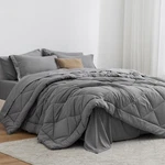 Queen Comforter Set 7 Pieces Grey Bag Cabin Season Bedding. Fixed Price $89.99.