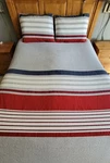 Lacoste Auckland Chili Pepper Queen Comforter & Two Pillow Shams Lightly Used. Fixed Price $99.95.