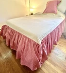 Pamela Kline Traditions Queen Bed Skirt Duster Sham Pink Dragonfly New. Fixed Price $99.00.