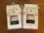 New Wamsutta Baratta Stitch Standard Pillow Sham White/charcoal Nip $34(4 Avail). Fixed Price $5.99.