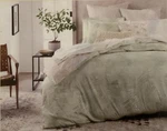 Lucky Brand Paradise Cotton 230-THREAD Count 3-PC. Duvet Cover Set, Full/ Queen.. Fixed Price $54.99.