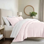 Reversible Comforter And Shams Set, Ultra Soft - Becky Cameron, Blush /. Fixed Price $48.00.