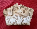 Eastern Accents Alexa Hampton Pollow Sham King Size White W/ Taupe Embroidered. Fixed Price $99.99.