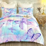 Cvhouse Butterfly Comforter Set - King Size Girls Women 3 Pcs 1. Fixed Price $96.53.