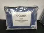 Bare Home Twin/txl Reversible Comforter, Down Alternative - Blue New. Fixed Price $38.47.