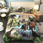 Urbonur Dinosaur Boys Bedding Set W/ Pillowcases 3 Pcs Twin *distressed Pkg. Fixed Price $39.99.