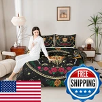 Manfei Sun Moon Kids Comforter Set Queen Sizestarry Sky Galaxy Trippy Bedding. Fixed Price $59.76.