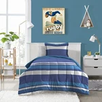 Dream Factory Kids 7-PIECE Complete Bed Set Easy-wash Super Soft Microfiber C.... Fixed Price $68.44.