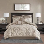 Odette Tan King 8-PIECE Jacquard Comforter Set. Fixed Price $223.38.
