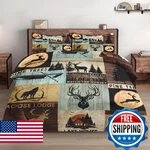 Wecozy King Size Comforter Set With 2 Pillowcases, Pine Animal Deer 3 Pcs Beddin. Fixed Price $80.82.