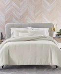Hotel Collection Currents 4 Piece King Comforter Set Natural, Msrp $600. Fixed Price $174.99.