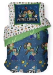 Minecraft Full Comforter Set - 7 Piece Bedding Includes Sheet & Pillow Co.... Fixed Price $59.99.