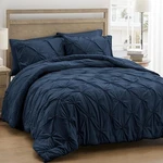 Elegant Pinch Pleat Comforter Set Lightweight Soft Down Alternative Bedroom New. Fixed Price $65.34.