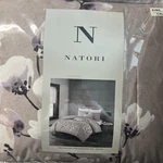 Natori Sakura Blossom Cotton Sateen 3-PC. Comforter Set: King/cal. Fixed Price $122.63.