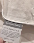 Down Comforter Charter Club Full / Queen Size 84 X 92 Blanket Ivory. Fixed Price $45.00.