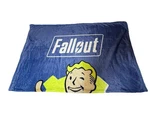 Fallout Boy Fleece Throw Blanket Vault-tec Blue 41X54 Plush Gaming. Fixed Price $20.00.