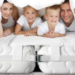 Ephedora 12" Extra Wide Bed Bridge Twin Xl To King Converter 12X80", White. Fixed Price $79.23.