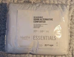 New Martha Stewart Reverible Down Alternative King Comforter Color White. Fixed Price $26.98.