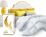 Cucuun Real Luxury Down Comforter King Cali Size 100% Egyptian Cotton 1200 Tc. Fixed Price $119.99.