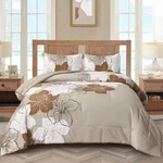Menghomeus Brown Comforter Set California Taupe King,. Fixed Price $58.99.